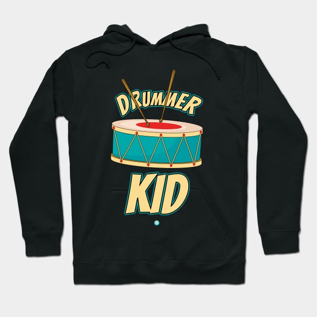 Drummer Kid Musican Band Gift Idea Hoodie by woormle